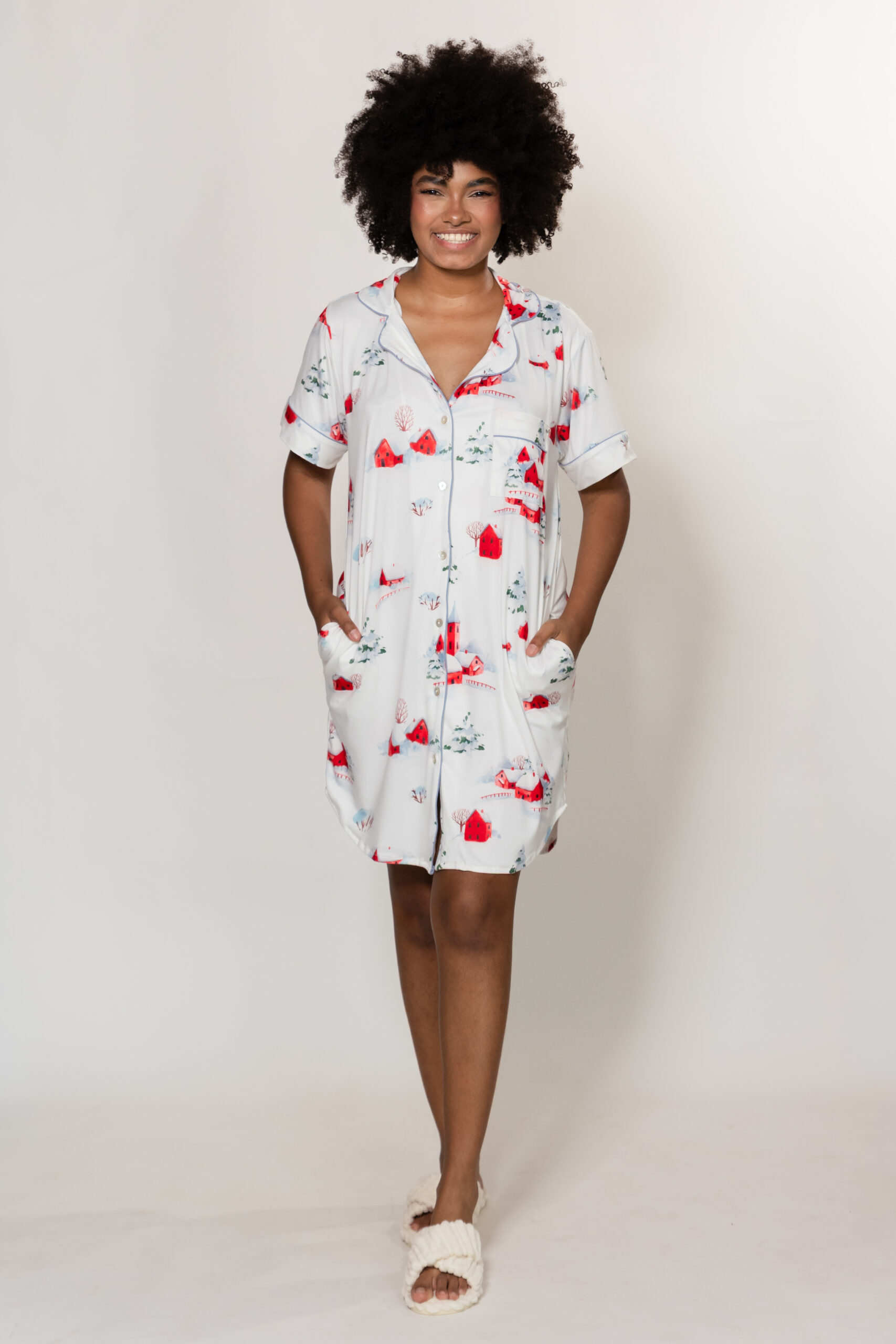 HOME BATA MANGA CORTA