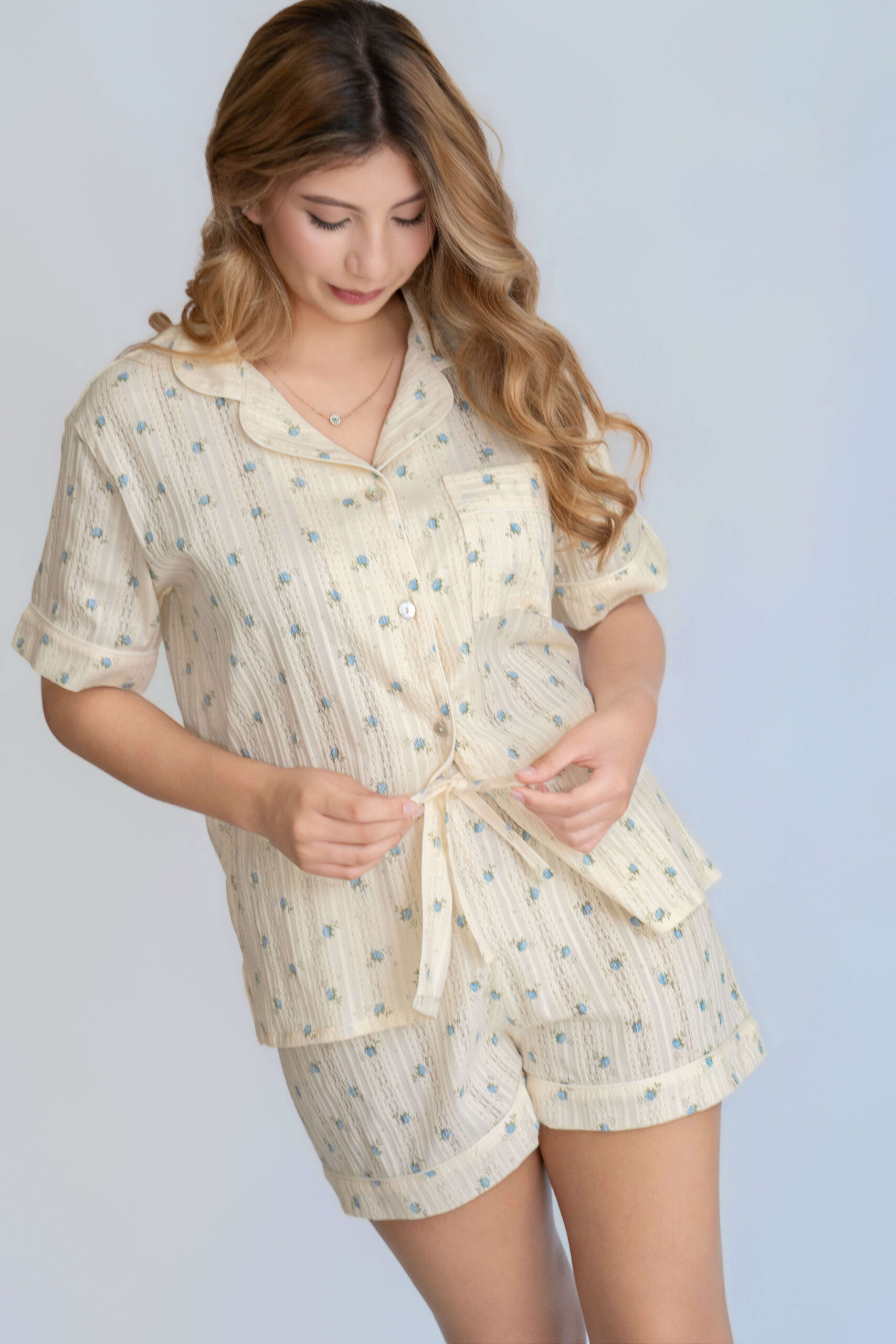 PEONIA SHORT/CAMISA 100% ALGOD脫N - Imagen 5